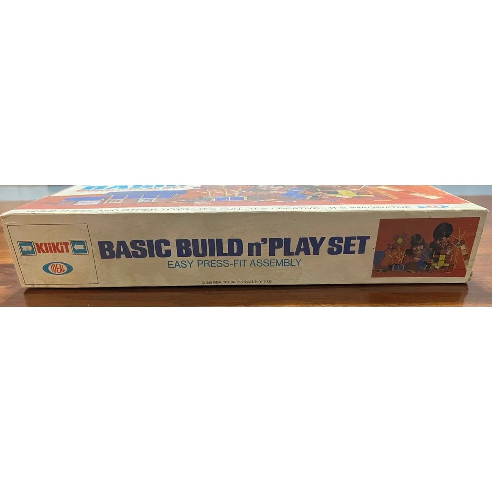 Ideal KliKit Basic Build n‎ Play Set Building Toy Vintage 1960s